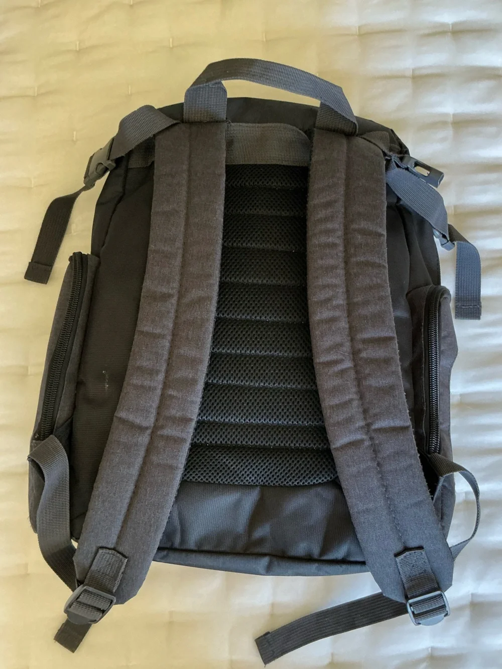 Eddie Bauer Places & Spaces Grey Heather Backpack Diaper Bag